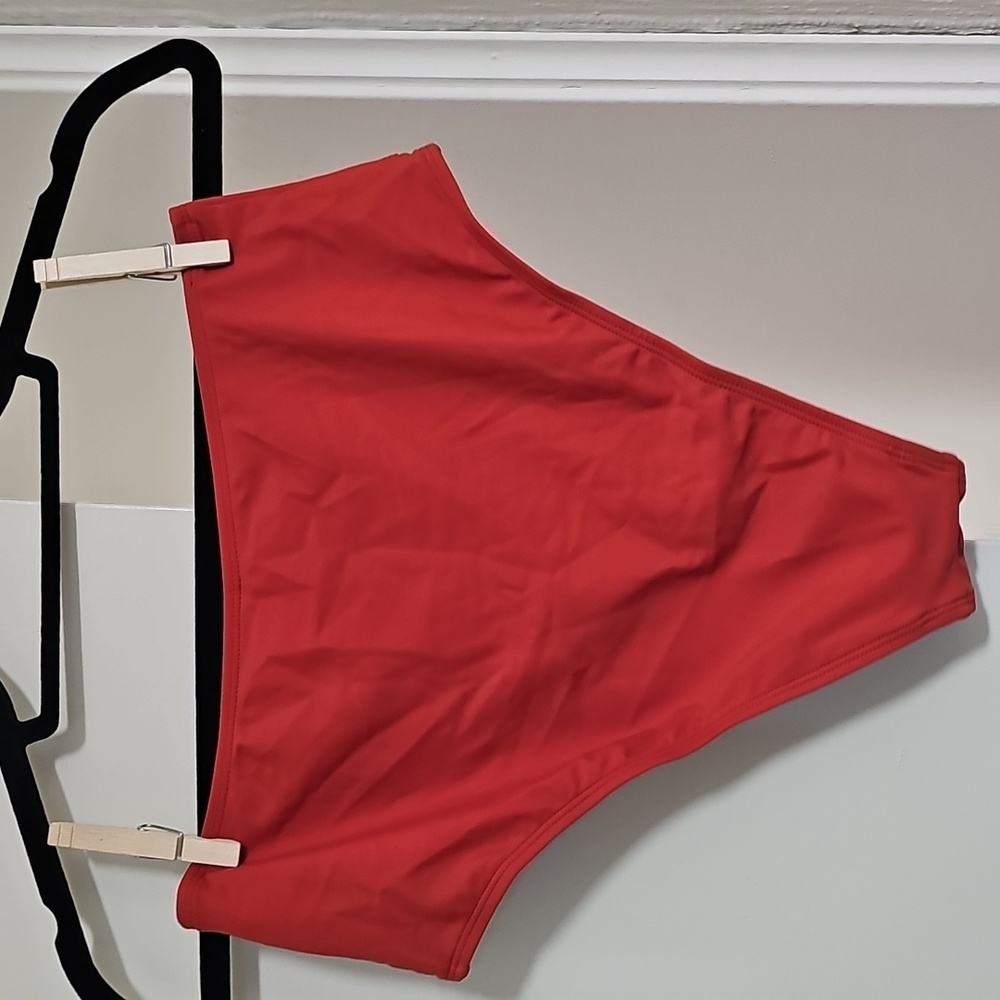 NWT Cupshe Burnt Orange Swimsuit Bikini Bottom Medium - Picture 5 of 5